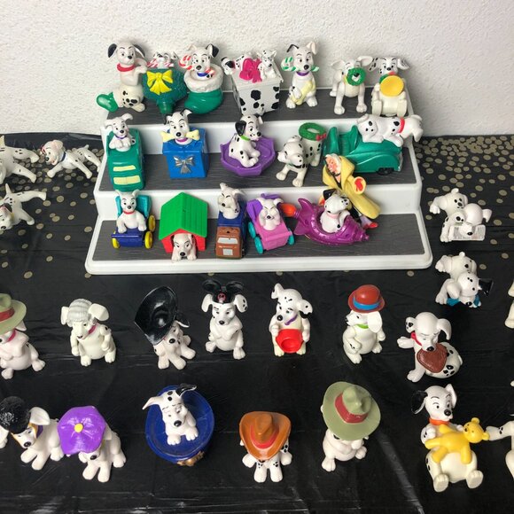 Disney 101 Dalmatians Dog Toy Figures McDonalds Mixed Lot of 76 Vintage 1990s - Picture 2 of 11